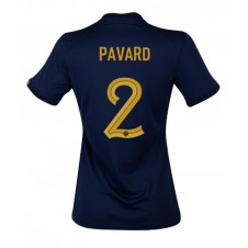 Frankrike Benjamin Pavard #2 Hemmatröja Dam VM 2022 Korta ärmar